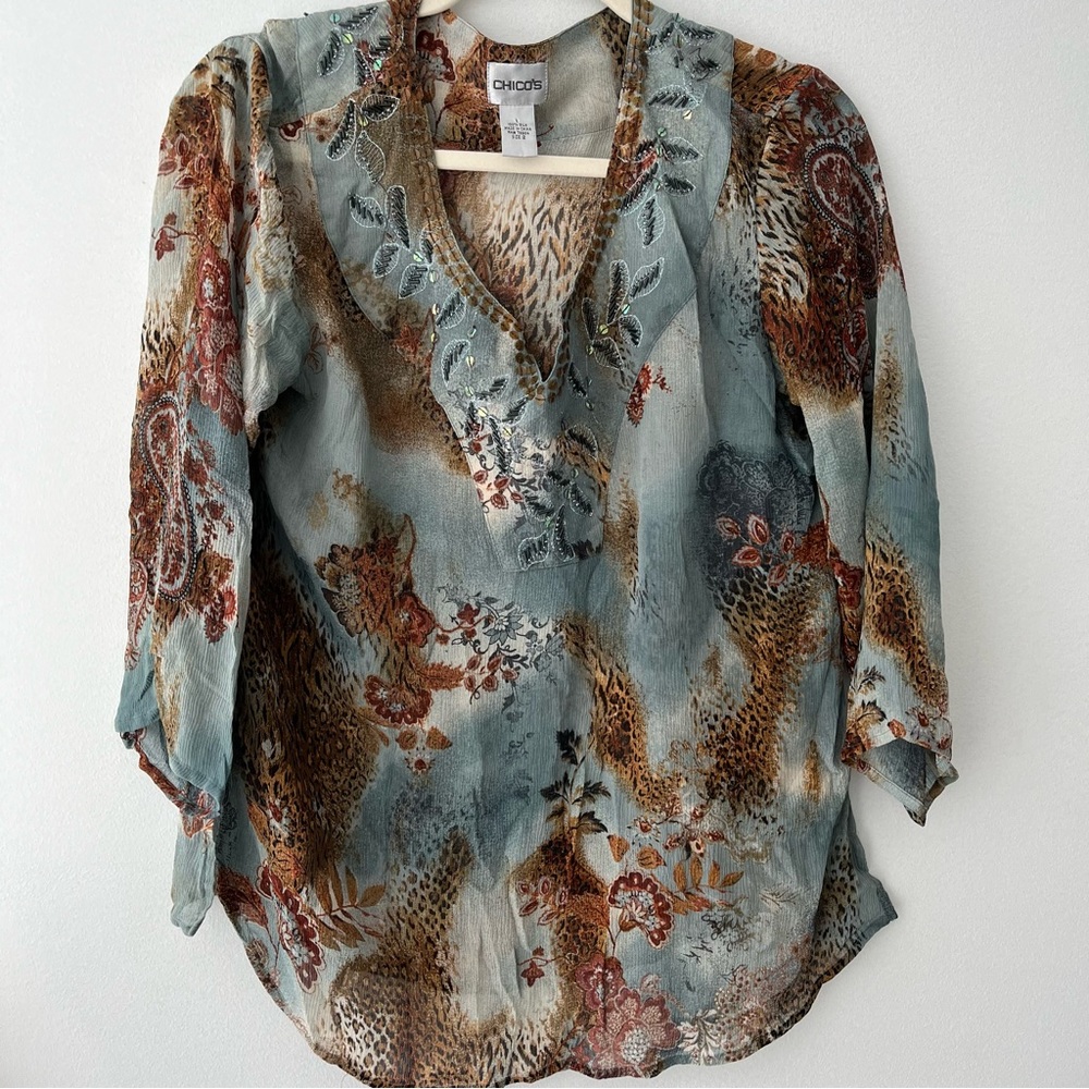 Chico’s 100% Silk blouse